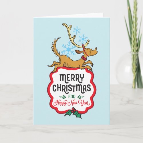 Grinch  Max _ Happy New Year Holiday Card