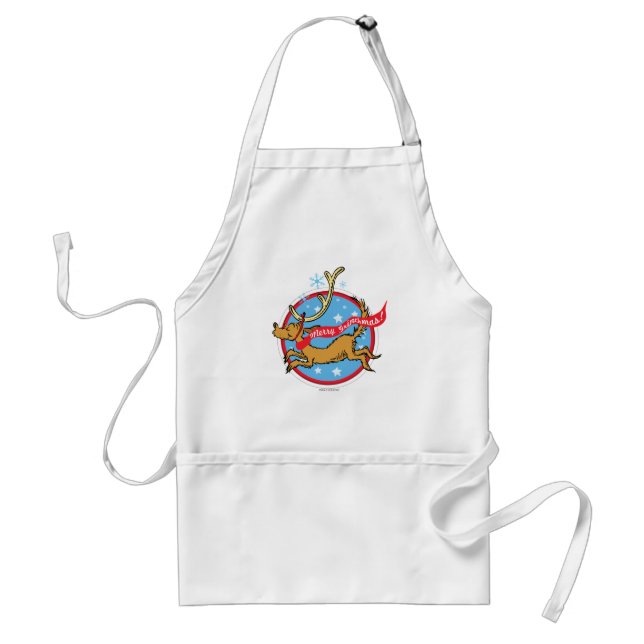 Grinch | Max Merry Grinchmas! Adult Apron (Front)