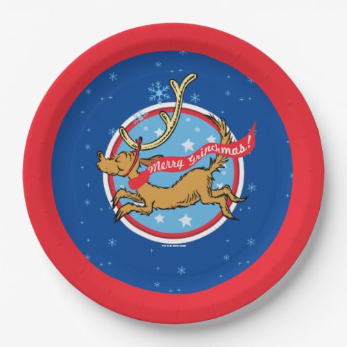 Grinch  Max Merry Grinchmas Paper Plates