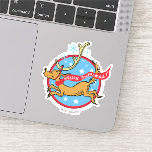 Grinch   Max Merry Grinchmas! Sticker