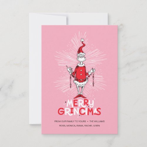 Grinch  Merry Grinchmas Card