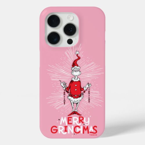 Grinch  Merry Grinchmas iPhone 15 Pro Case