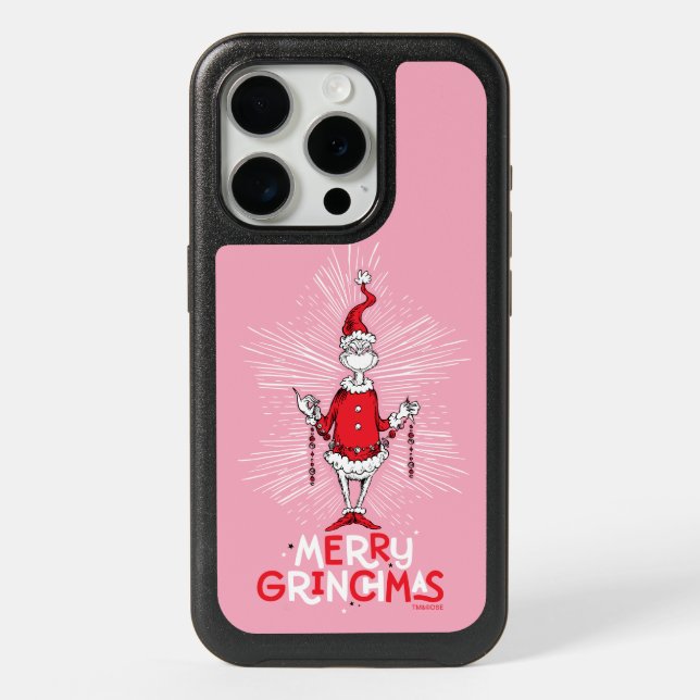 Grinch | Merry Grinchmas iPhone 15 Pro Case (Back)