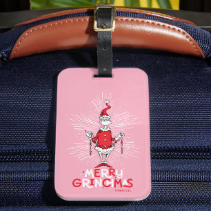 Grinch Merry Grinchmas Luggage Tag