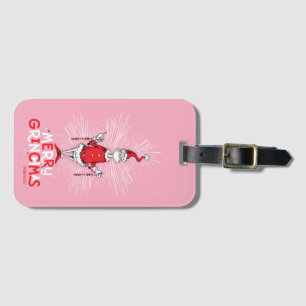 Grinch Merry Grinchmas Luggage Tag