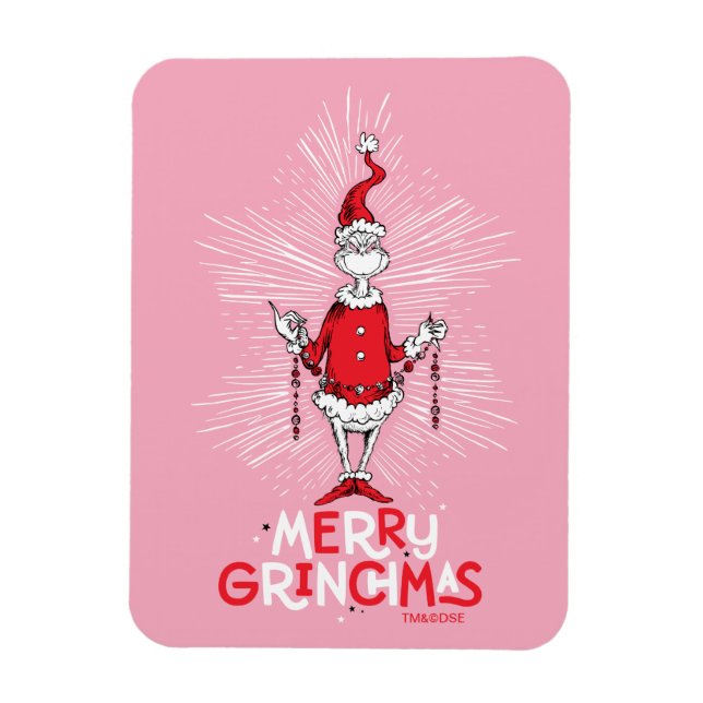 Grinch | Merry Grinchmas Magnet (Vertical)