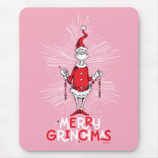 Grinch | Merry Grinchmas Mouse Pad (Front)