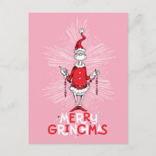 Grinch   Merry Grinchmas Postcard