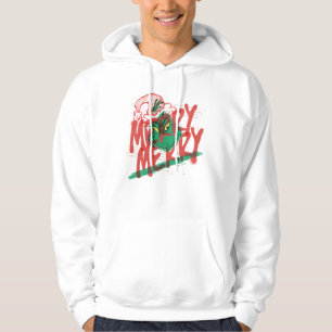 Grinch Merry Merry Grunge Graphic Hoodie