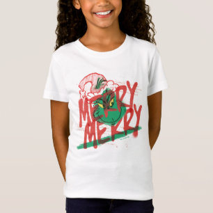 Grinch   Merry Merry Grunge Graphic T-Shirt