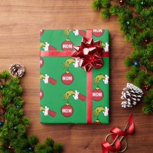 Grinch Mom Wrapping Paper