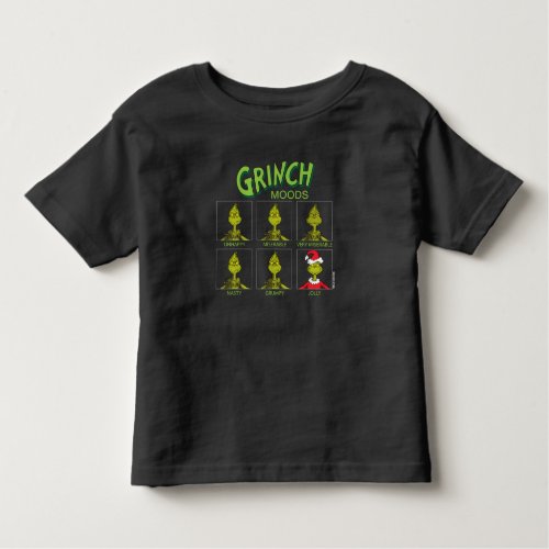 Grinch  Moods Chart Christmas Edition Toddler T_shirt