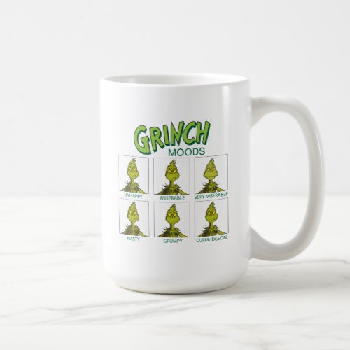 Grinch  Moods Chart Coffee Mug