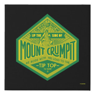 Grinch   Mount Crumpit Faux Canvas Print