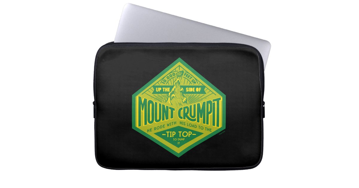 Grinch | Mount Crumpit Laptop Sleeve | Zazzle