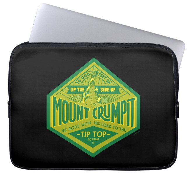 Grinch | Mount Crumpit Laptop Sleeve (Front)