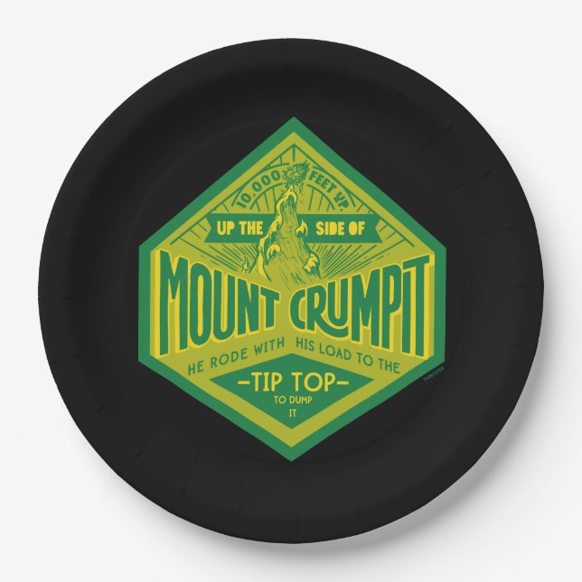 Grinch | Mount Crumpit Paper Plates (Front)