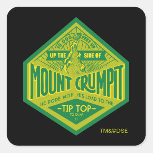 Grinch   Mount Crumpit Square Sticker