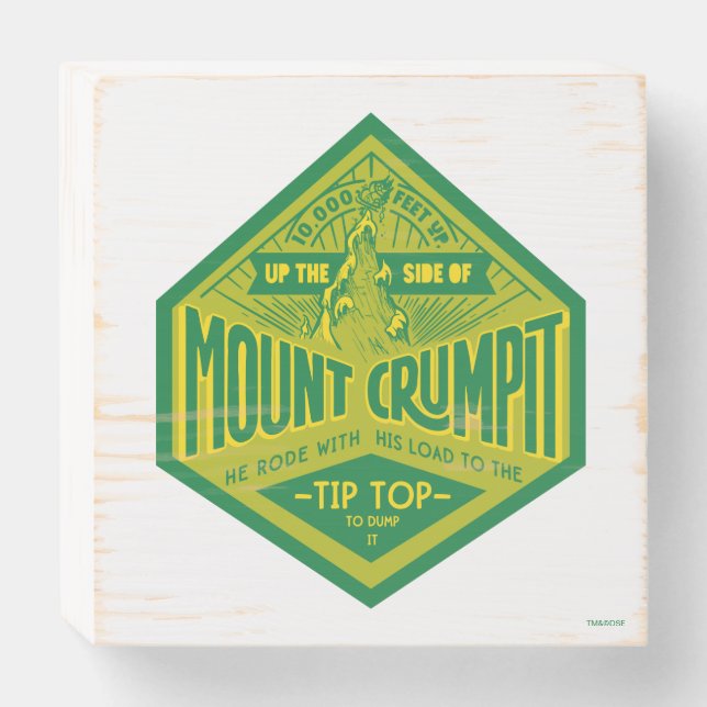 Grinch | Mount Crumpit Wooden Box Sign (Front Horizontal)