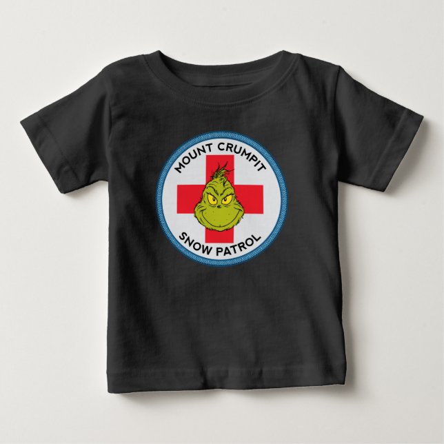 Grinch | Mt. Crumpit Snow Patrol Baby T-Shirt (Front)