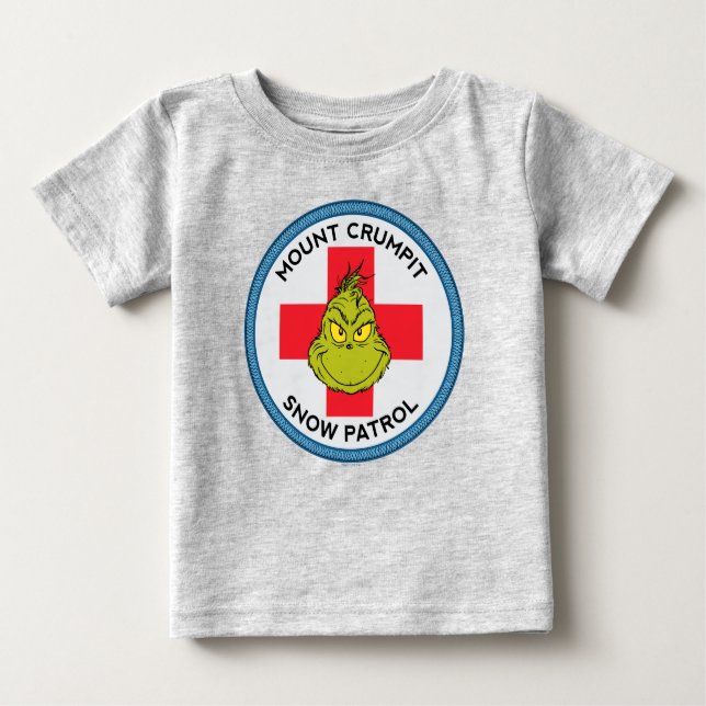 Grinch | Mt. Crumpit Snow Patrol Baby T-Shirt (Front)