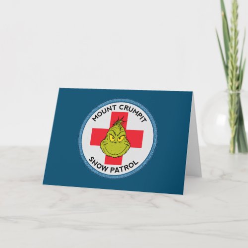 Grinch  Mt Crumpit Snow Patrol Card