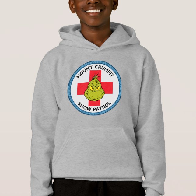 Grinch | Mt. Crumpit Snow Patrol Hoodie (Front)
