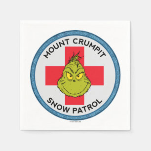 Grinch Mt. Crumpit Snow Patrol Napkins