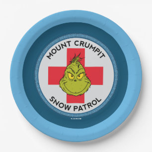 Grinch   Mt. Crumpit Snow Patrol Paper Plates