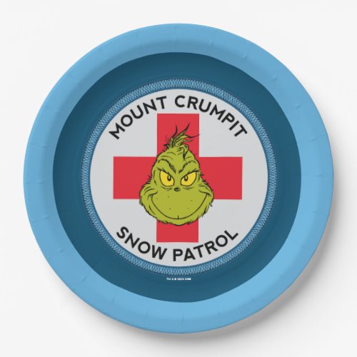 Grinch  Mt Crumpit Snow Patrol Paper Plates