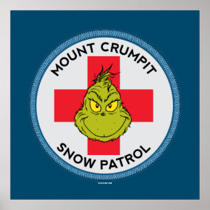 Grinch   Mt. Crumpit Snow Patrol Poster