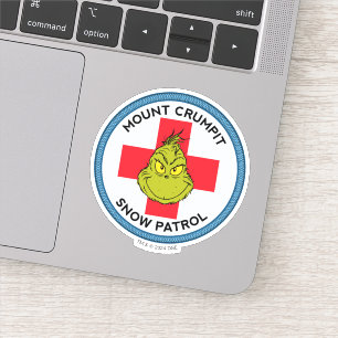 Grinch   Mt. Crumpit Snow Patrol Sticker