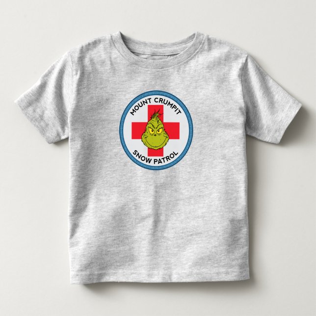 Grinch | Mt. Crumpit Snow Patrol Toddler T-shirt (Front)