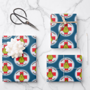Grinch Mt. Crumpit Snow Patrol Wrapping Paper Sheets