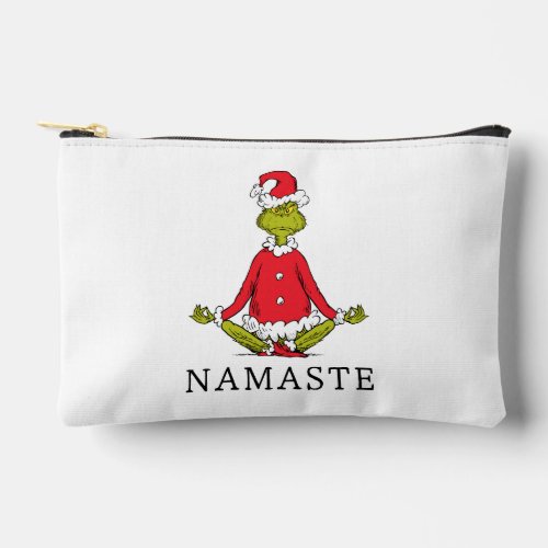 Grinch  Namaste Santa Claus Accessory Pouch