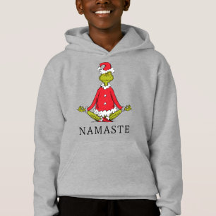 Grinch Namaste Santa Claus Hoodie