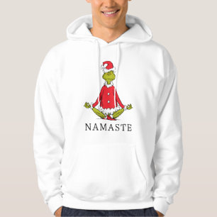 Grinch Namaste Santa Claus Hoodie