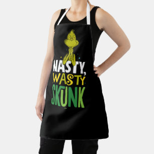 Grinch Nasty Wasty Skunk Apron