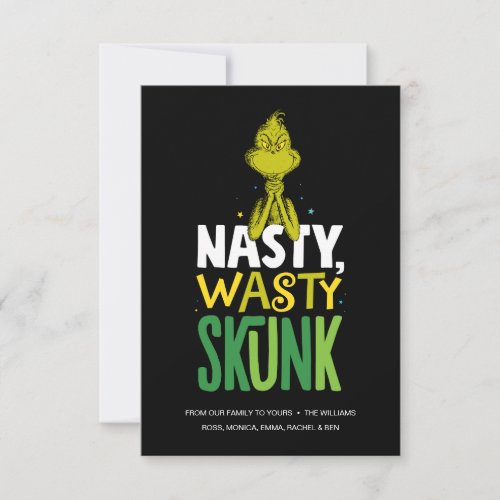 Grinch  Nasty Wasty Skunk Card