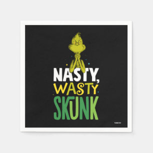 Grinch Nasty Wasty Skunk Napkins