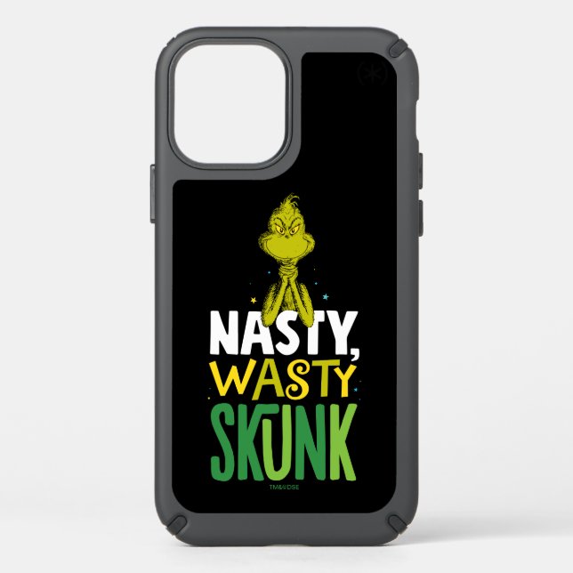 Grinch | Nasty Wasty Skunk Speck iPhone 12 Pro Case (Front)