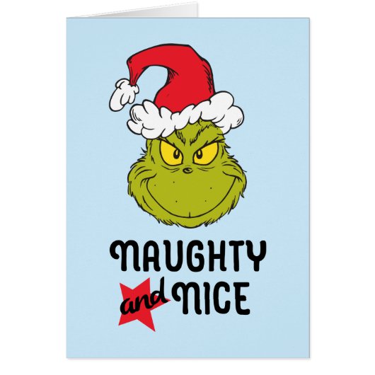Grinch | Naughty and Nice Cards (Front)