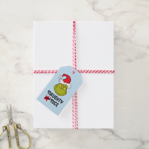 Grinch  Naughty and Nice Gift Tags