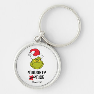 Grinch   Naughty and Nice Keychain