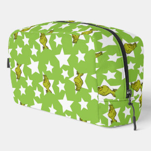 Grinch Peeking Star Pattern Dopp Kit