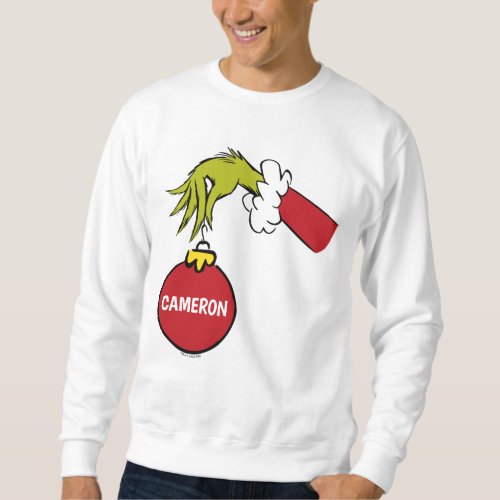 Grinch  Personalized Name Sweatshirt