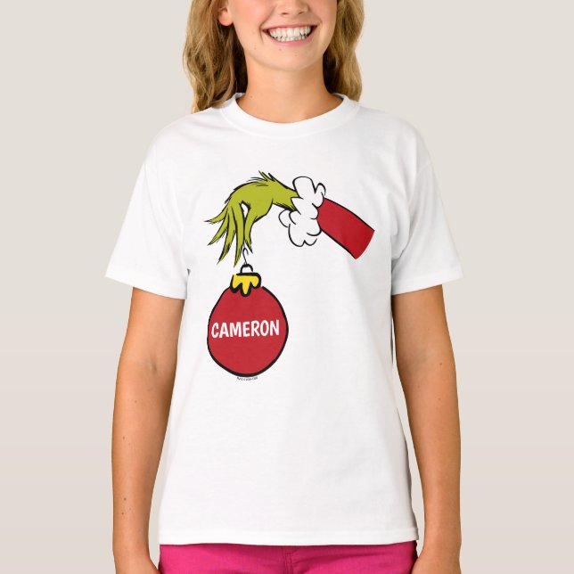 Grinch | Personalized Name T-Shirt (Front)