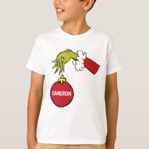 Grinch Personalized Name T-Shirt