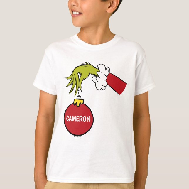 Grinch | Personalized Name T-Shirt (Front)