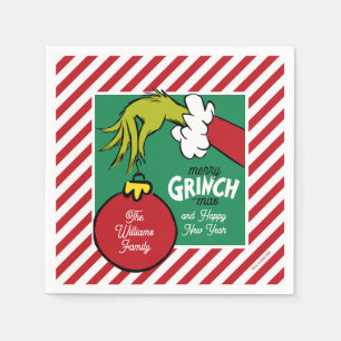 Grinch   Personalized Ornament Napkins